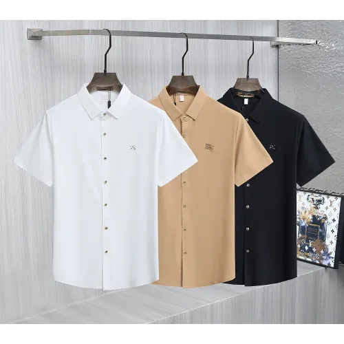 Cheap Burberry Shirts Short Sleeved For Men #1402780 Replica Wholesale [$52.00 USD] [ITEM#1402780] on Replica Burberry Shirts