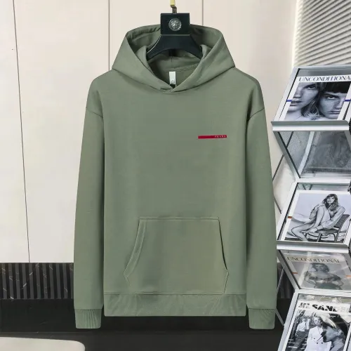 Prada Hoodies Long Sleeved For Men #1403090