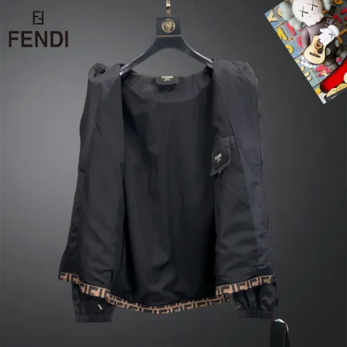 Cheap Fendi Jackets Long Sleeved For Men #1403196 Replica Wholesale [$60.00 USD] [ITEM#1403196] on Replica Fendi Jackets