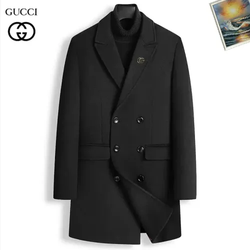 Gucci Coats Long Sleeved For Men #1403259