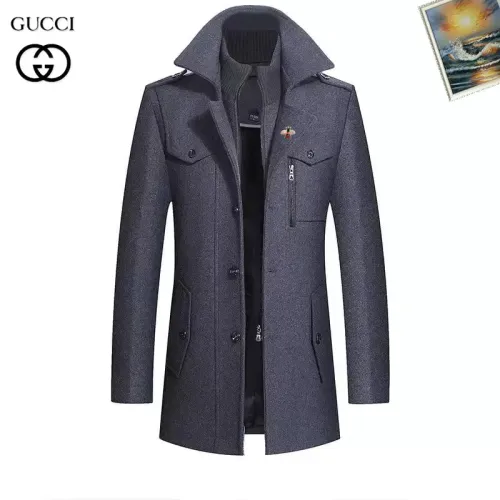 Gucci Coats Long Sleeved For Men #1403287