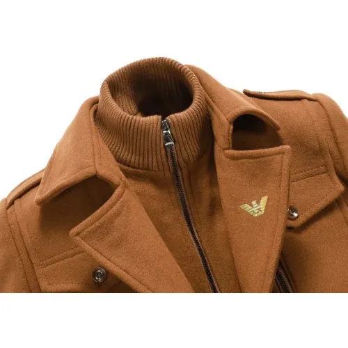 Cheap Armani Coats Long Sleeved For Men #1403289 Replica Wholesale [$88.00 USD] [ITEM#1403289] on Replica Armani Coats