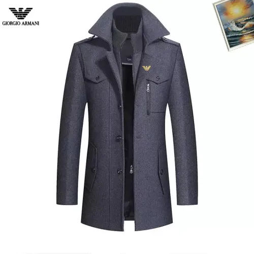 Armani Coats Long Sleeved For Men #1403290