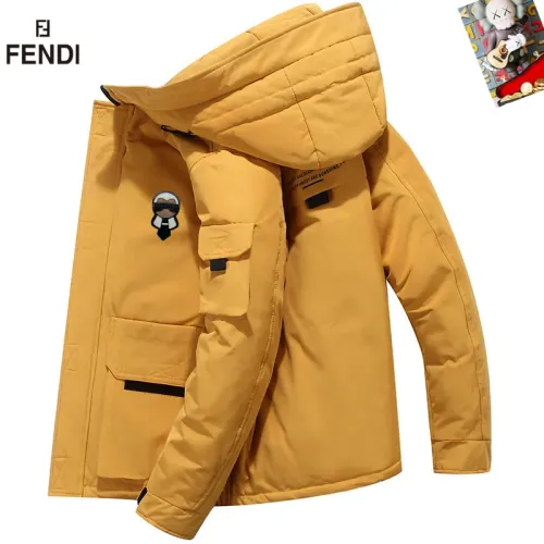 Fendi Down Feather Coat Long Sleeved For Men #1403324