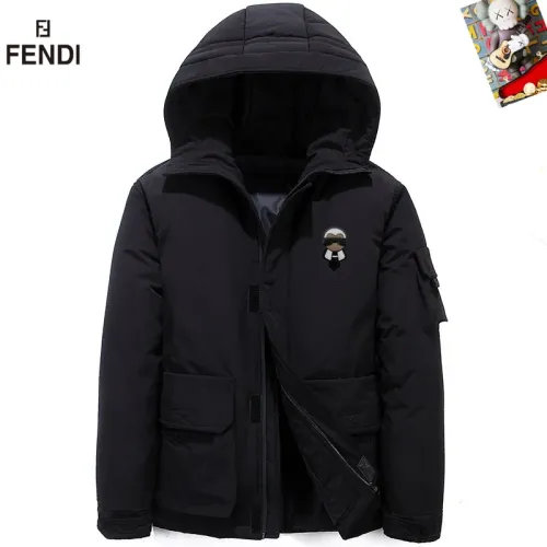 Fendi Down Feather Coat Long Sleeved For Men #1403326