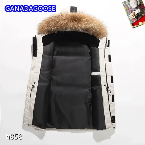 Cheap Canada Goose Down Feather Coat Long Sleeved For Men #1403327 Replica Wholesale [$82.00 USD] [ITEM#1403327] on Replica Canada Goose Down Feather Coat