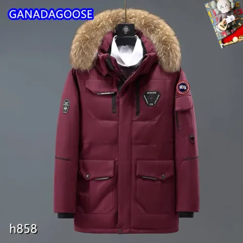 Canada Goose Down Feather Coat Long Sleeved For Men #1403328