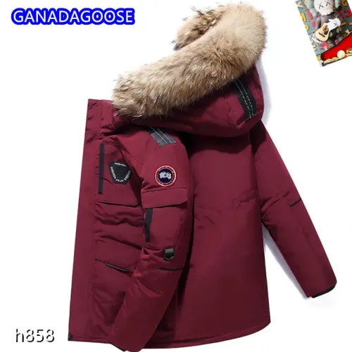 Cheap Canada Goose Down Feather Coat Long Sleeved For Men #1403328 Replica Wholesale [$82.00 USD] [ITEM#1403328] on Replica Canada Goose Down Feather Coat