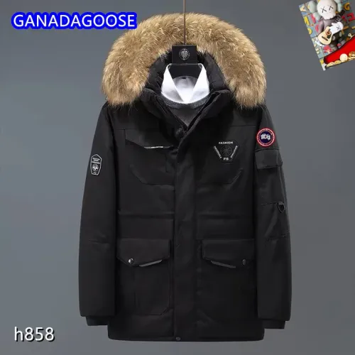 Canada Goose Down Feather Coat Long Sleeved For Men #1403329