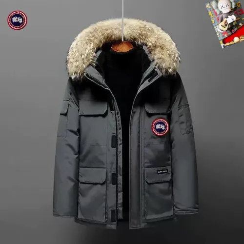 Canada Goose Down Feather Coat Long Sleeved For Men #1403333