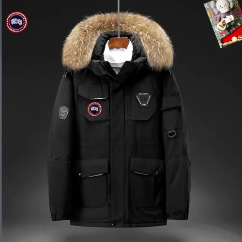 Canada Goose Down Feather Coat Long Sleeved For Men #1403343