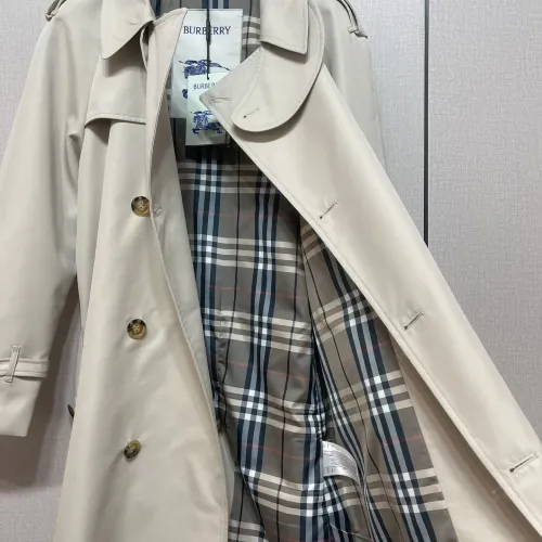 Cheap Burberry Trench Coat Long Sleeved For Women #1403345 Replica Wholesale [$202.00 USD] [ITEM#1403345] on Replica Burberry Trench Coat