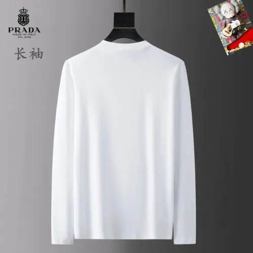 Cheap Prada T-Shirts Long Sleeved For Unisex #1403373 Replica Wholesale [$34.00 USD] [ITEM#1403373] on Replica Prada T-Shirts