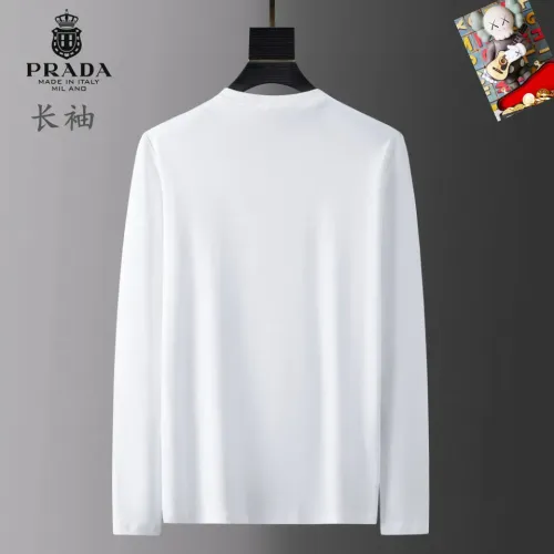 Cheap Prada T-Shirts Long Sleeved For Unisex #1403428 Replica Wholesale [$34.00 USD] [ITEM#1403428] on Replica Prada T-Shirts