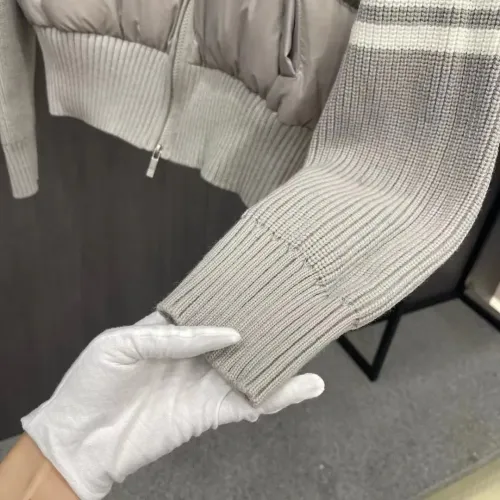 Cheap Thom Browne Down Feather Coat Long Sleeved For Women #1403455 Replica Wholesale [$132.00 USD] [ITEM#1403455] on Replica Thom Browne Down Feather Coat