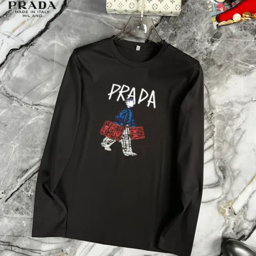 Prada T-Shirts Long Sleeved For Unisex #1403468