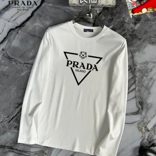 Prada T-Shirts Long Sleeved For Unisex #1403499