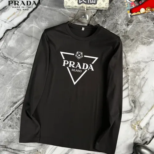 Prada T-Shirts Long Sleeved For Unisex #1403500