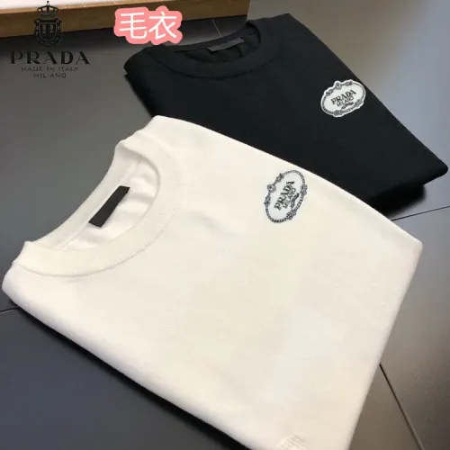 Cheap Prada Sweaters Long Sleeved For Men #1403570 Replica Wholesale [$42.00 USD] [ITEM#1403570] on Replica Prada Sweaters