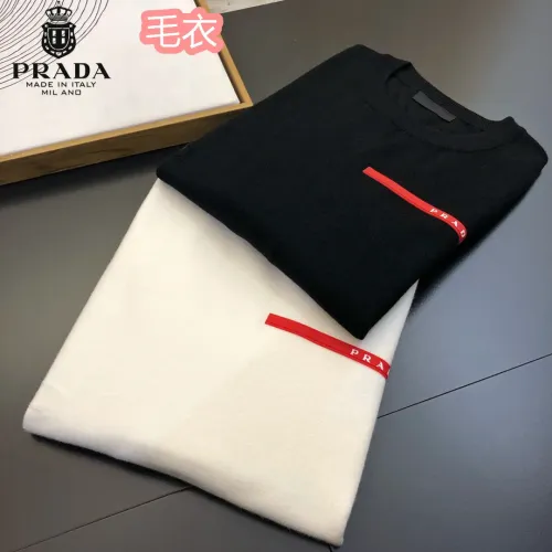 Cheap Prada Sweaters Long Sleeved For Men #1403590 Replica Wholesale [$42.00 USD] [ITEM#1403590] on Replica Prada Sweaters