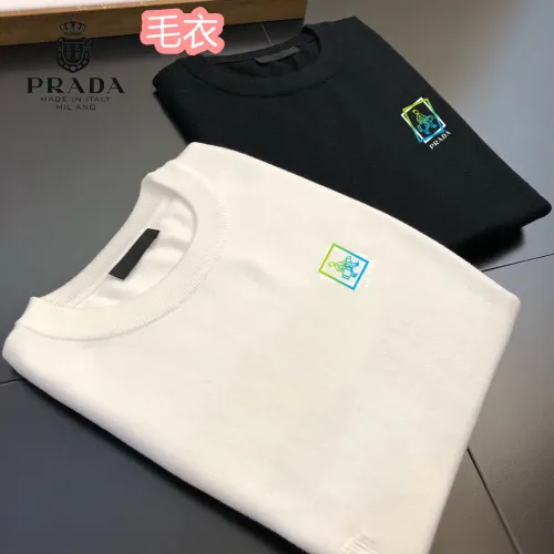 Cheap Prada Sweaters Long Sleeved For Men #1403594 Replica Wholesale [$42.00 USD] [ITEM#1403594] on Replica Prada Sweaters