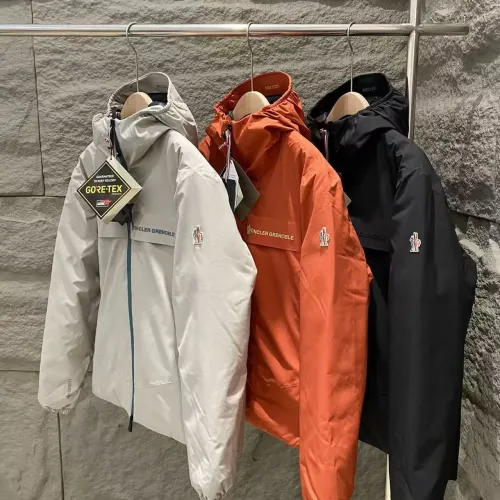 Cheap Moncler Down Feather Coat Long Sleeved For Men #1403954 Replica Wholesale [$202.00 USD] [ITEM#1403954] on Replica Moncler Down Feather Coat