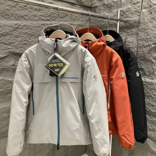 Cheap Moncler Down Feather Coat Long Sleeved For Men #1403955 Replica Wholesale [$202.00 USD] [ITEM#1403955] on Replica Moncler Down Feather Coat