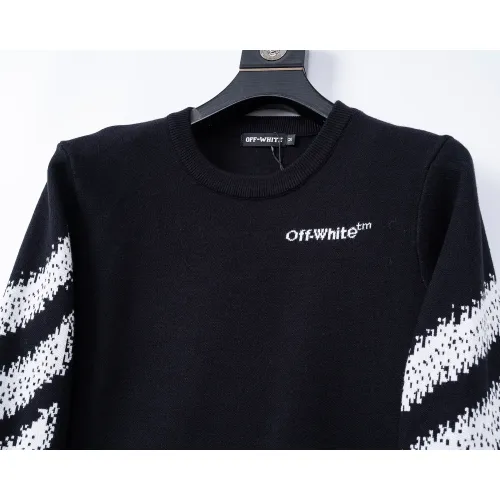 Cheap Off-White Sweaters Long Sleeved For Men #1403973 Replica Wholesale [$45.00 USD] [ITEM#1403973] on Replica Off-White Sweaters