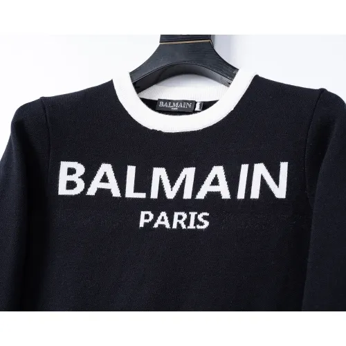 Cheap Balmain Sweaters Long Sleeved For Men #1403991 Replica Wholesale [$45.00 USD] [ITEM#1403991] on Replica Balmain Sweaters