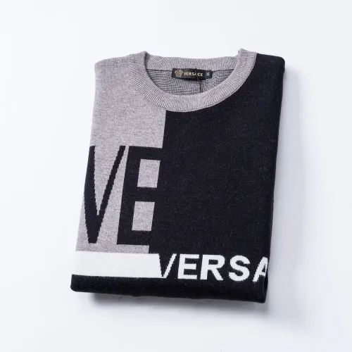Cheap Versace Sweaters Long Sleeved For Men #1403998 Replica Wholesale [$45.00 USD] [ITEM#1403998] on Replica Versace Sweaters