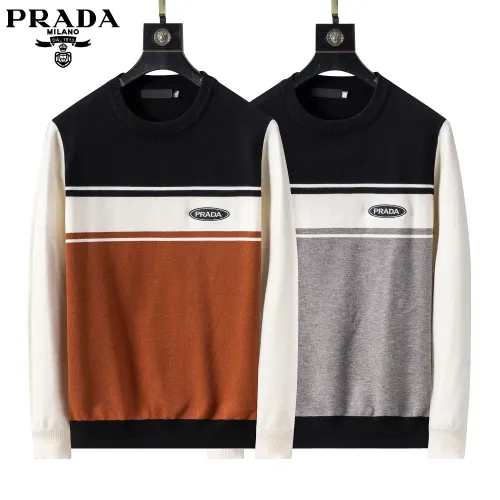 Cheap Prada Sweaters Long Sleeved For Men #1404010 Replica Wholesale [$45.00 USD] [ITEM#1404010] on Replica Prada Sweaters