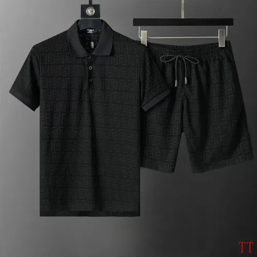 Fendi Tracksuits Short Sleeved For Men #1404026