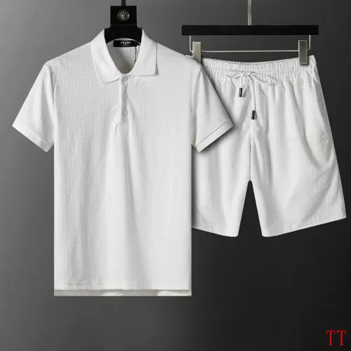 Fendi Tracksuits Short Sleeved For Men #1404027
