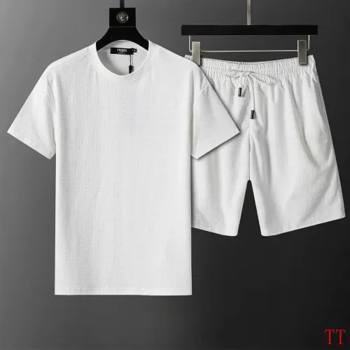 Fendi Tracksuits Short Sleeved For Men #1404030