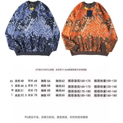 Cheap Louis Vuitton LV Sweaters Long Sleeved For Unisex #1404082 Replica Wholesale [$72.00 USD] [ITEM#1404082] on Replica Louis Vuitton LV Sweaters