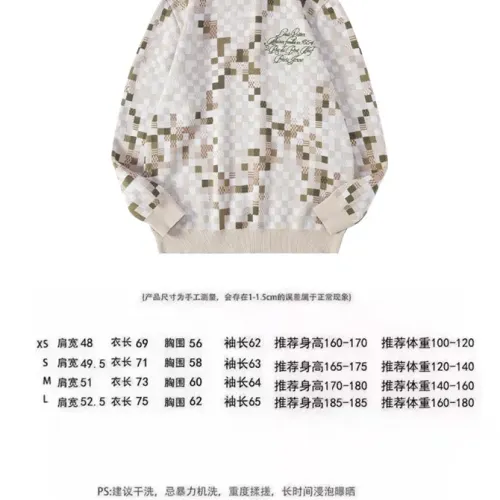 Cheap Louis Vuitton LV Sweaters Long Sleeved For Unisex #1404084 Replica Wholesale [$72.00 USD] [ITEM#1404084] on Replica Louis Vuitton LV Sweaters