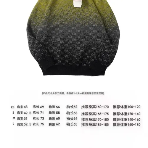 Cheap Gucci Sweaters Long Sleeved For Unisex #1404099 Replica Wholesale [$72.00 USD] [ITEM#1404099] on Replica Gucci Sweaters
