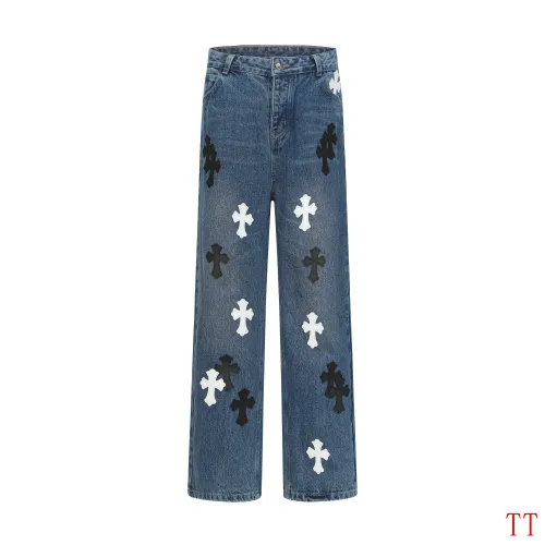 Cheap Chrome Hearts Jeans For Men #1404165 Replica Wholesale [$60.00 USD] [ITEM#1404165] on Replica Chrome Hearts Jeans