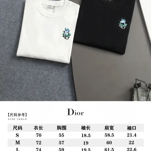 Cheap Christian Dior T-Shirts Short Sleeved For Unisex #1404249 Replica Wholesale [$45.00 USD] [ITEM#1404249] on Replica Christian Dior T-Shirts