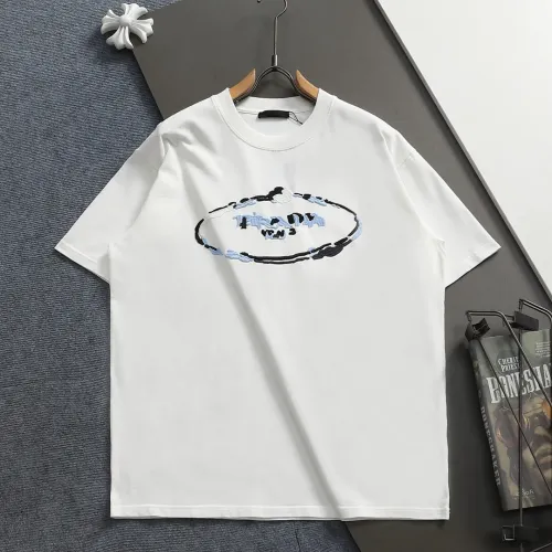 Prada T-Shirts Short Sleeved For Unisex #1404259
