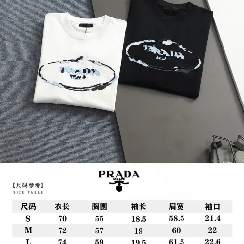 Cheap Prada T-Shirts Short Sleeved For Unisex #1404260 Replica Wholesale [$42.00 USD] [ITEM#1404260] on Replica Prada T-Shirts