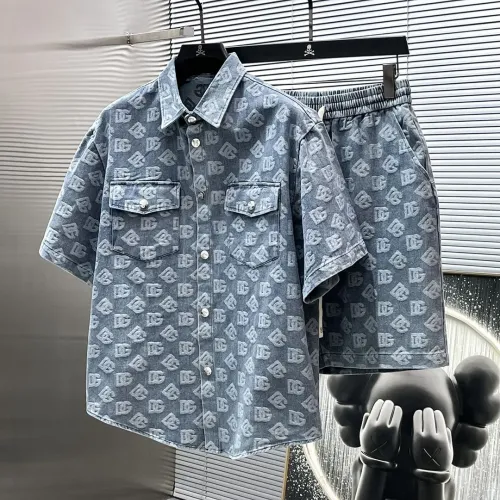 Dolce & Gabbana D&G Tracksuits Short Sleeved For Men #1404301