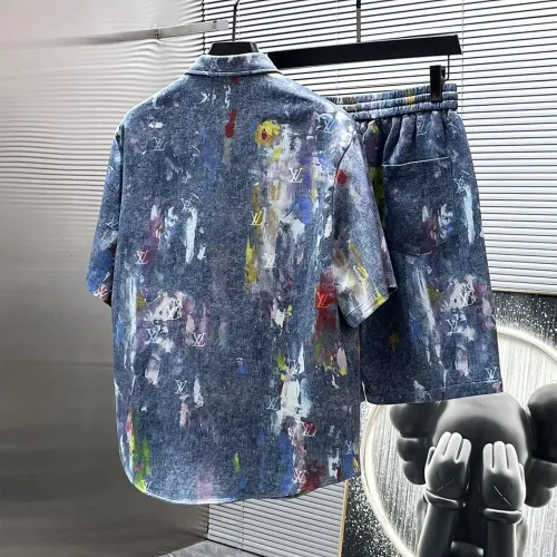 Cheap Louis Vuitton LV Tracksuits Short Sleeved For Men #1404311 Replica Wholesale [$82.00 USD] [ITEM#1404311] on Replica Louis Vuitton LV Tracksuits