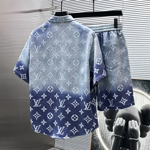 Cheap Louis Vuitton LV Tracksuits Short Sleeved For Men #1404346 Replica Wholesale [$82.00 USD] [ITEM#1404346] on Replica Louis Vuitton LV Tracksuits