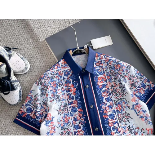 Cheap Gucci Tracksuits Short Sleeved For Men #1404444 Replica Wholesale [$102.00 USD] [ITEM#1404444] on Replica Gucci Tracksuits