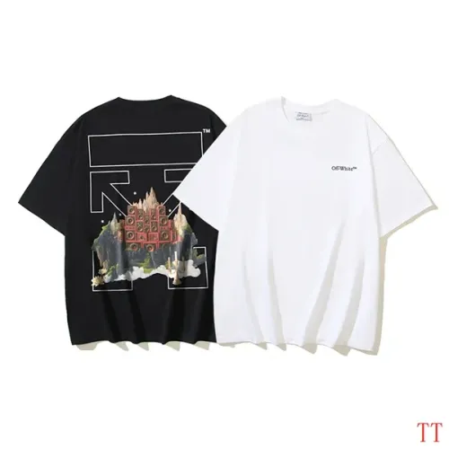 Cheap Off-White T-Shirts Short Sleeved For Unisex #1404485 Replica Wholesale [$29.00 USD] [ITEM#1404485] on Replica Off-White T-Shirts