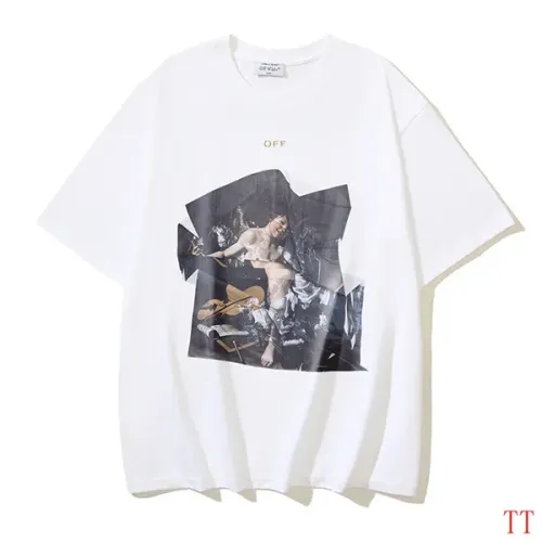 Off-White T-Shirts Short Sleeved For Unisex #1404486