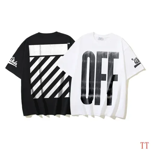Cheap Off-White T-Shirts Short Sleeved For Unisex #1404494 Replica Wholesale [$32.00 USD] [ITEM#1404494] on Replica Off-White T-Shirts