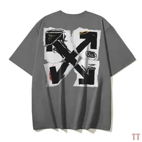 Cheap Off-White T-Shirts Short Sleeved For Unisex #1404502 Replica Wholesale [$32.00 USD] [ITEM#1404502] on Replica Off-White T-Shirts