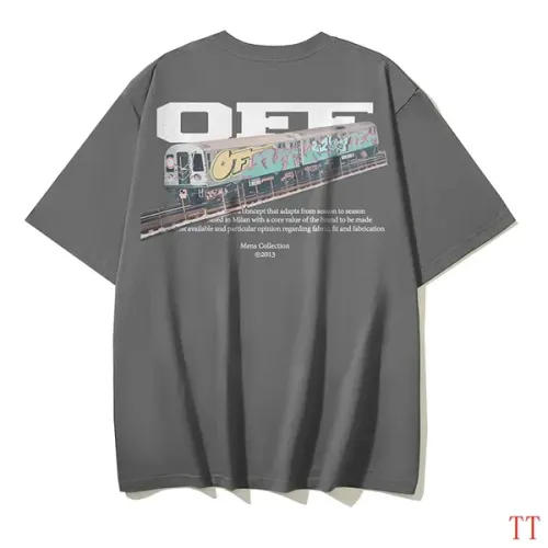 Cheap Off-White T-Shirts Short Sleeved For Unisex #1404505 Replica Wholesale [$32.00 USD] [ITEM#1404505] on Replica Off-White T-Shirts